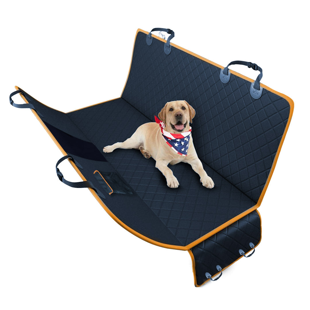SOGA Black Dog Car Seat Cover Oxford Waterproof-0
