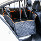 SOGA 2 Pack Black Dog Car Seat Covers Oxford Waterproof-1