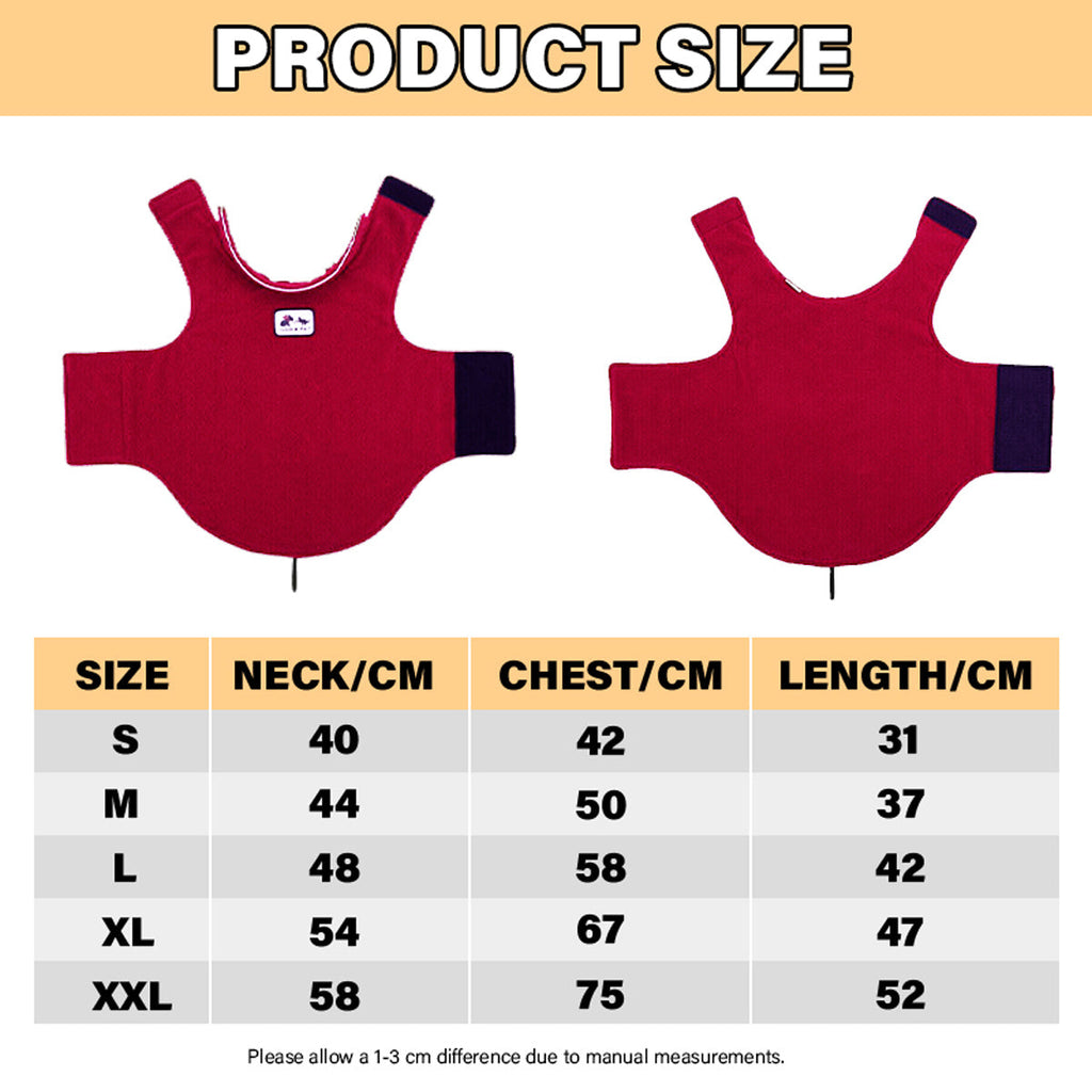 XXL Size Pet Dog Warm Coat Fleece Jacket Jumper Sweater Winter Clothes Puppy Vest Outfit-2