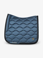 Saddle Pad Dressage Ruffle Pearl - Shadow Blue