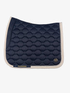 Vintage Monogram Dressage Saddle Pad - Navy
