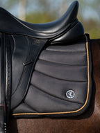 Airflow Mesh Dressage Saddle Pad - Black