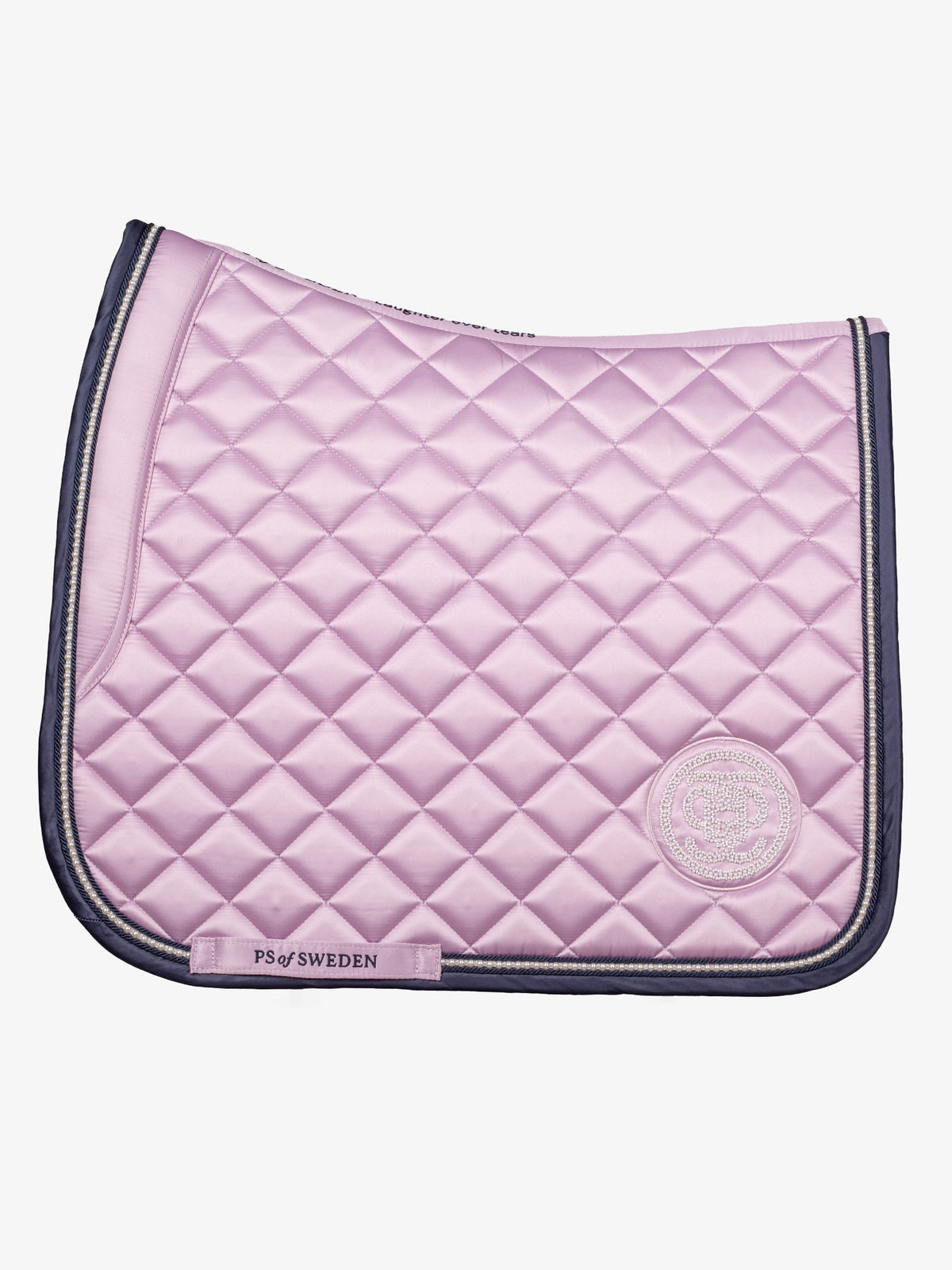 Pearl Monogram Dressage Saddle Pad - Frosted lilac