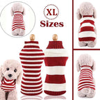 XL Jumper Sweater Clothes Cat Knitted Coat Puppy Pet Small Dog Winter Knitwear
