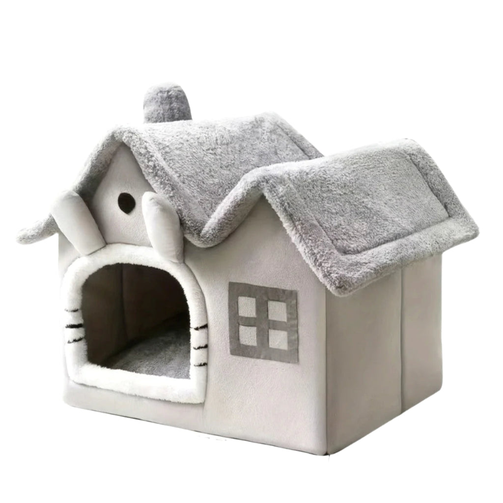 Classic Soft Cat House Bed for Small Pets