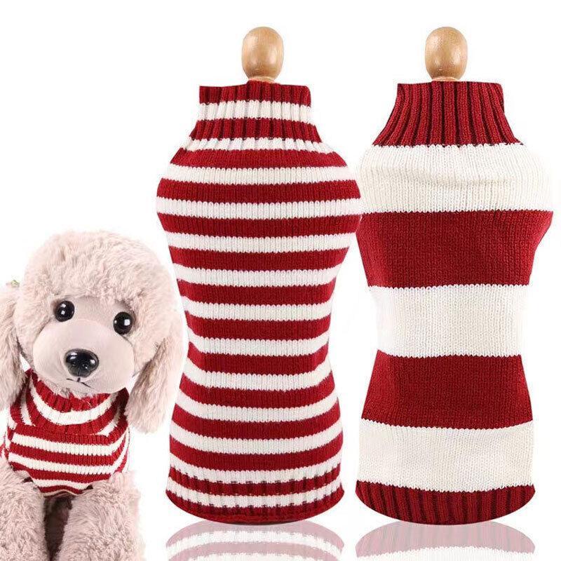 XL Jumper Sweater Clothes Cat Knitted Coat Puppy Pet Small Dog Winter Knitwear