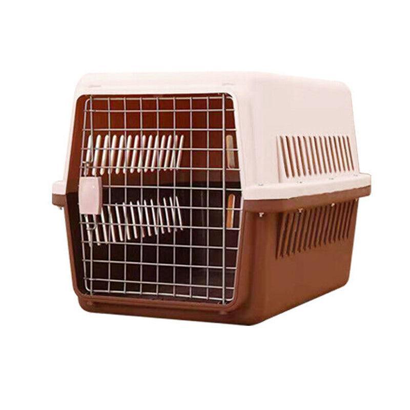Large Pet Transport Crate for Dog Cat Rabbit Portable Ventilated Travel Carrier-5