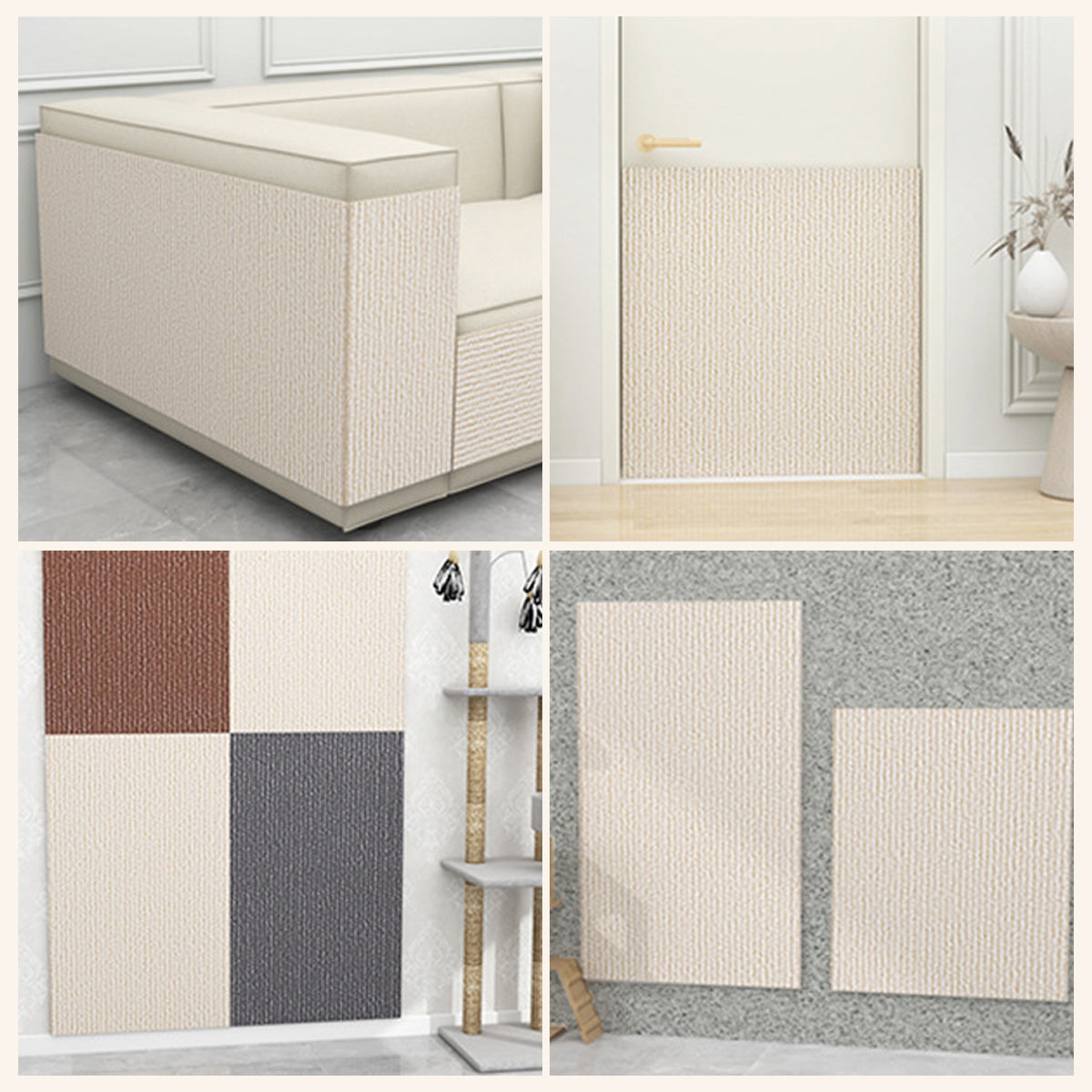 Cat Climbing Mat Wall Mounted Cut Paste Scratching Board Multifunctional For Cat