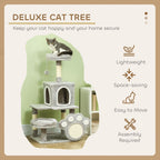 Large Cat Tree Tower with Plush Perch for Indoor Cats