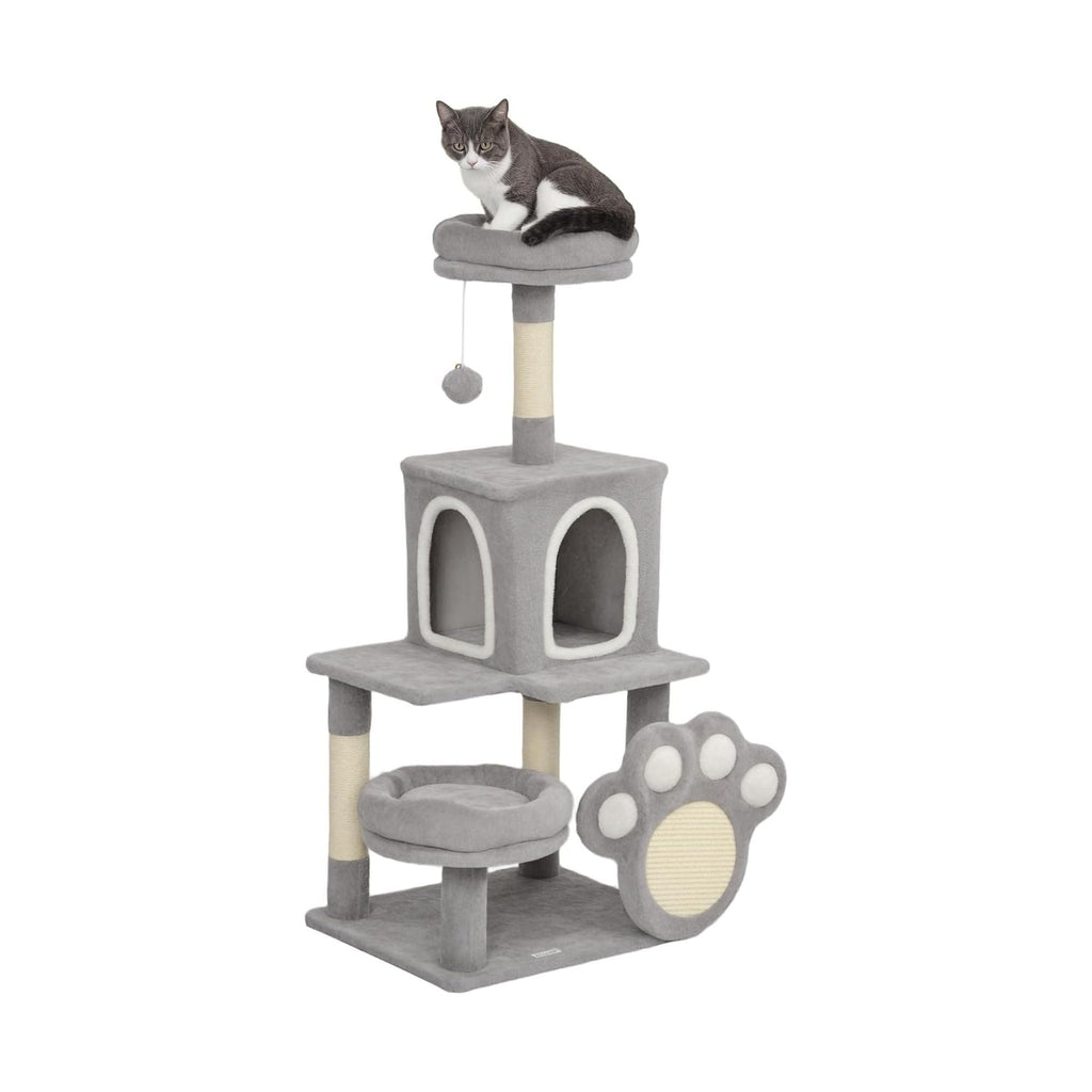 Large Cat Tree Tower with Plush Perch for Indoor Cats