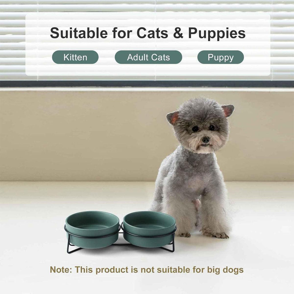 Ceramic Pet Bowl Cat Food Bowl Dog Bowl Drinking Bowl Pet Water Food Dish-3