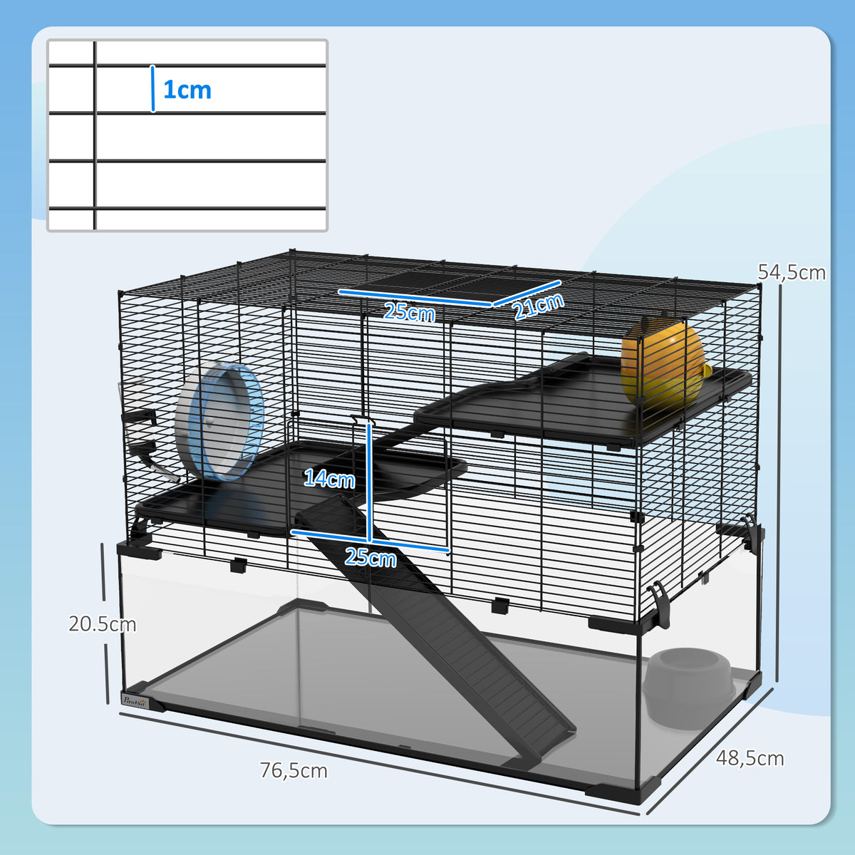Cage hamster cage