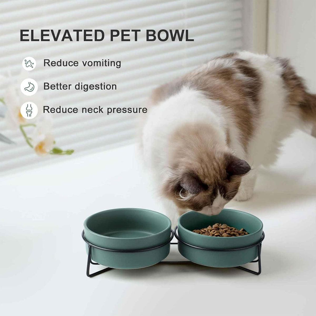 Ceramic Pet Bowl Cat Food Bowl Dog Bowl Drinking Bowl Pet Water Food Dish-4