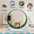 Pet Fitness Wheel - Interactive Treadmill for Cats and Dogs Grey-3