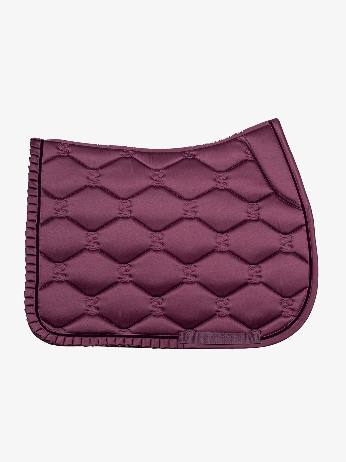 Saddle Pad Jump Ruffle - Plum
