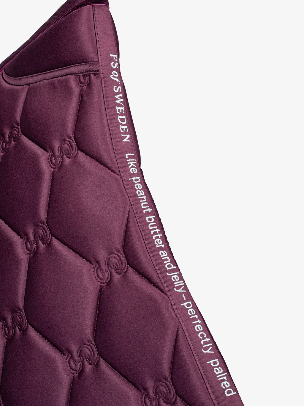 Saddle Pad Jump Ruffle - Plum