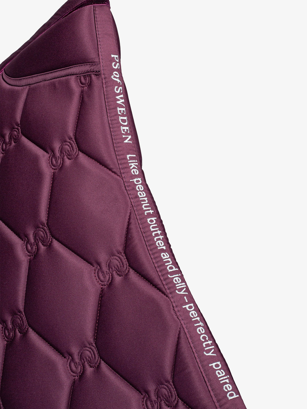 Saddle Pad Jump Ruffle - Plum