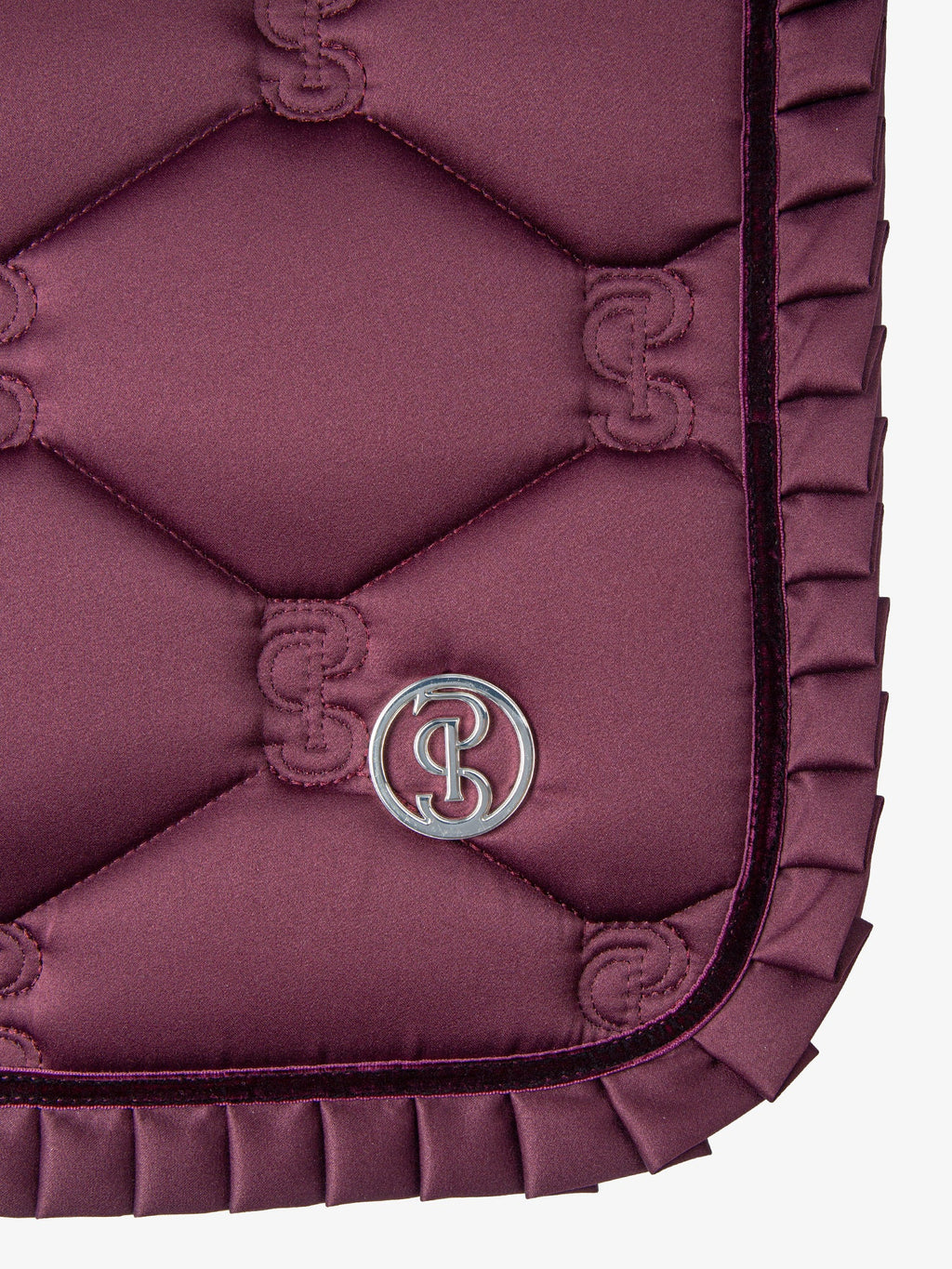 Saddle Pad Jump Ruffle - Plum