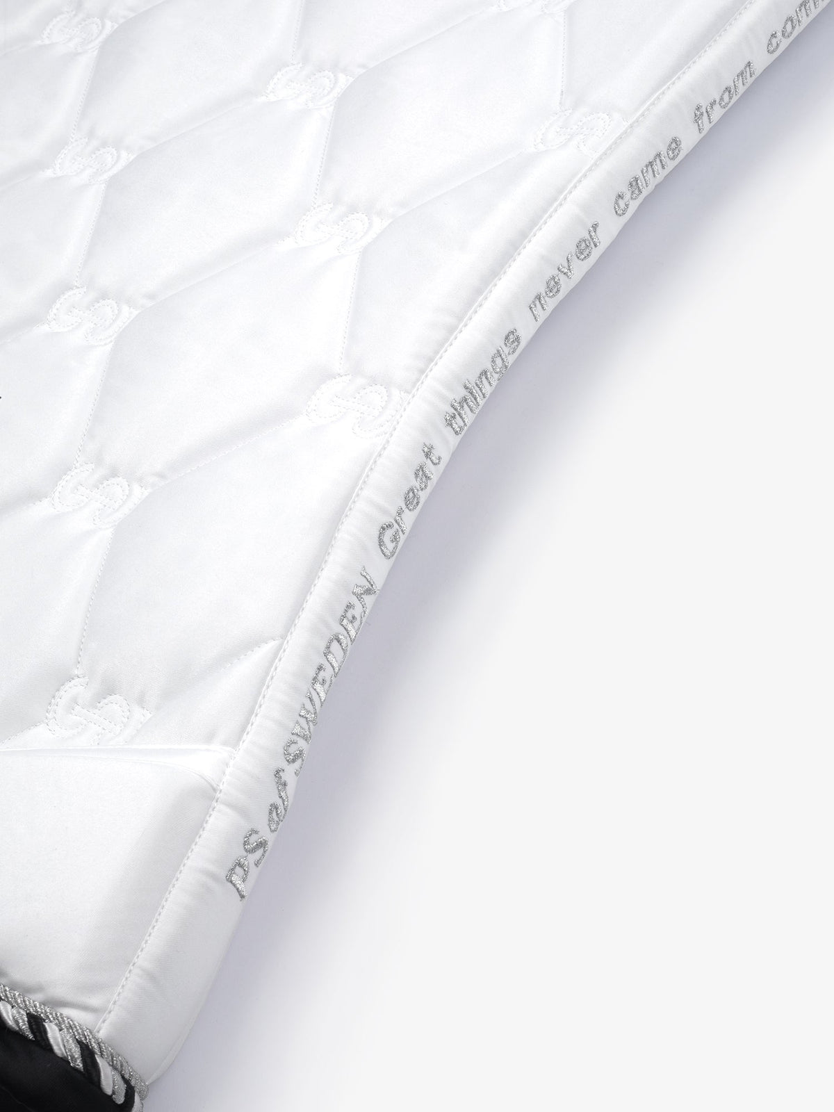 Saddle Pad Dressage Signature - White | Black