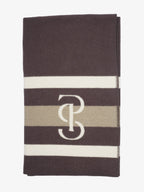 Striped Wool Blanket - Coffee