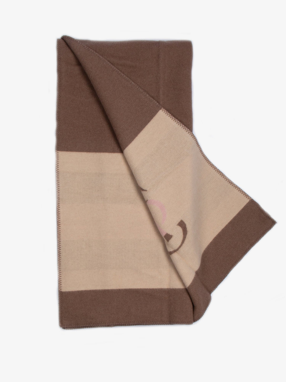 Striped Wool Blanket - Tender Taupe