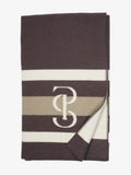 Striped Wool Blanket - Coffee