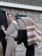 Striped Wool Blanket - Tender Taupe