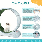 Pet Fitness Wheel - Interactive Treadmill for Cats and Dogs Grey-4