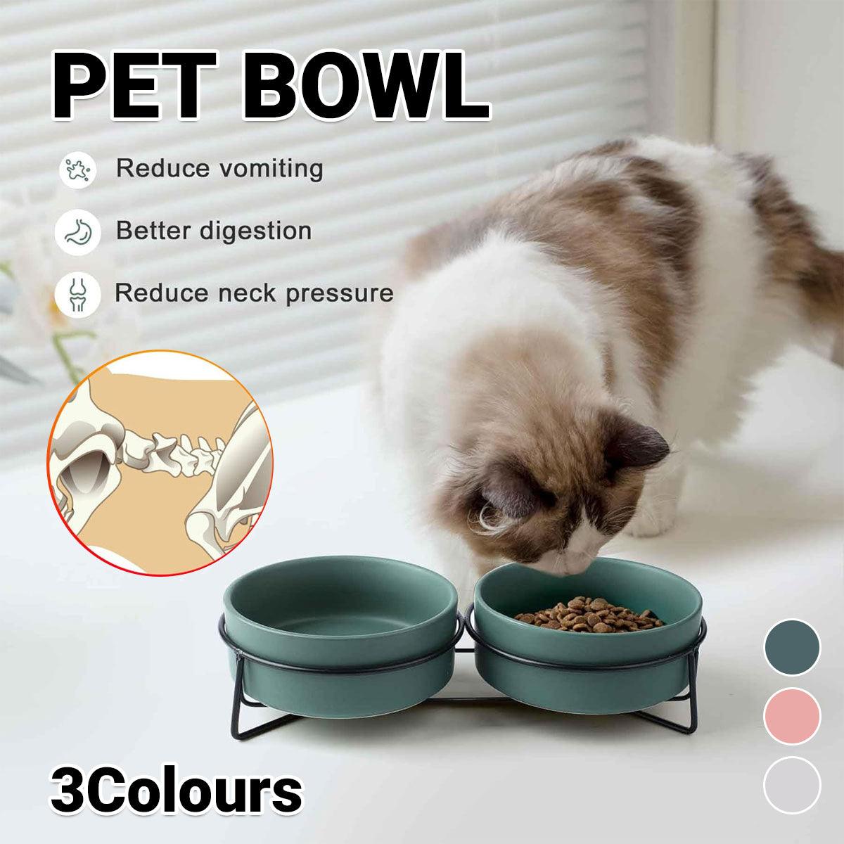 Ceramic Pet Bowl Cat Food Bowl Dog Bowl Drinking Bowl Pet Water Food Dish-0