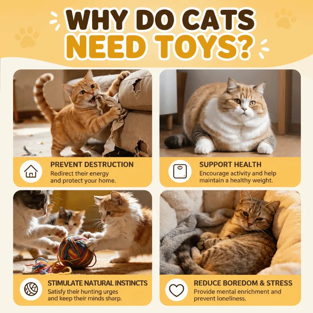 Automatic Cat Teaser Toy