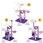 Cat Climbing Frame Cat Bed Cat Tree Jumping Platform Furniture Activity Center