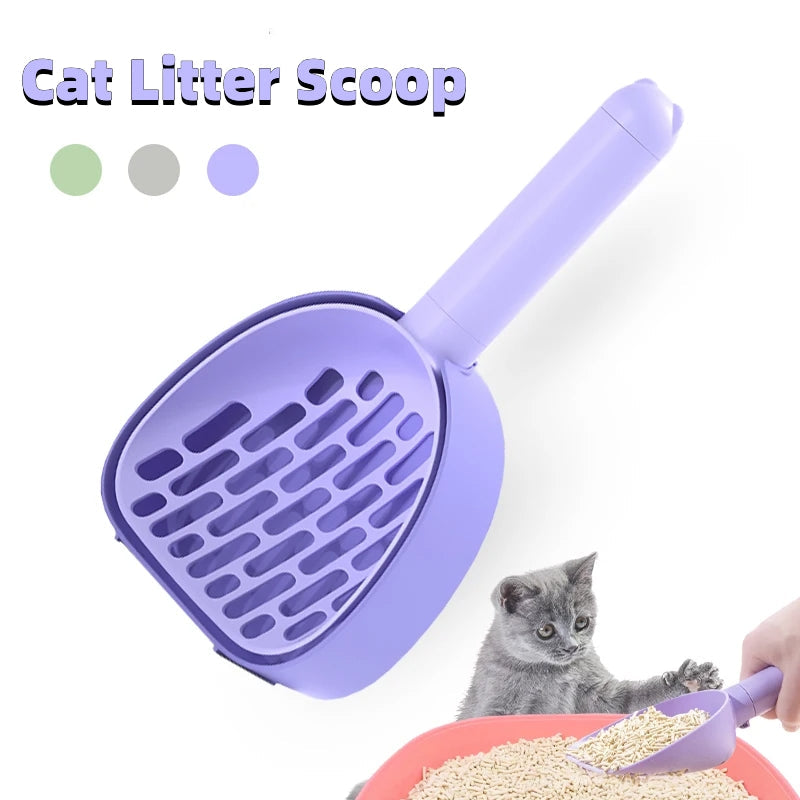 Cat Litter Scoop Plastic Cats Poop Scoop