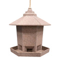 Earthy Deluxe Hexagonal Bird Feeder Nut Husk (21.6cm)-0