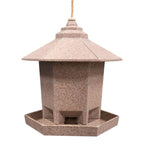 Earthy Deluxe Hexagonal Bird Feeder Nut Husk (21.6cm)-0