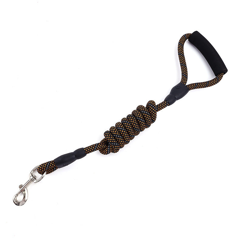 Golden Nylon Dog Traction Rope-3