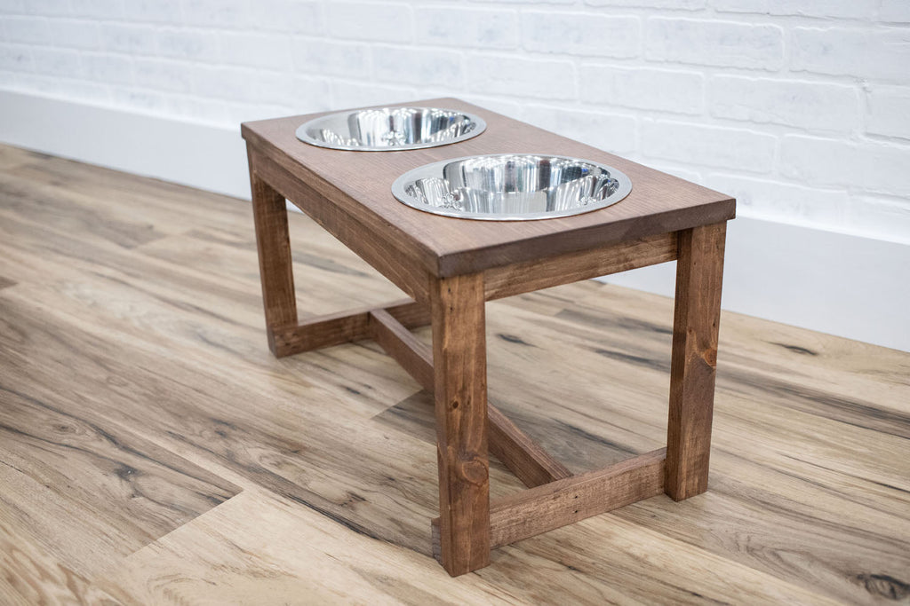 Custom Height Elevated Dog Bowl Stand-1