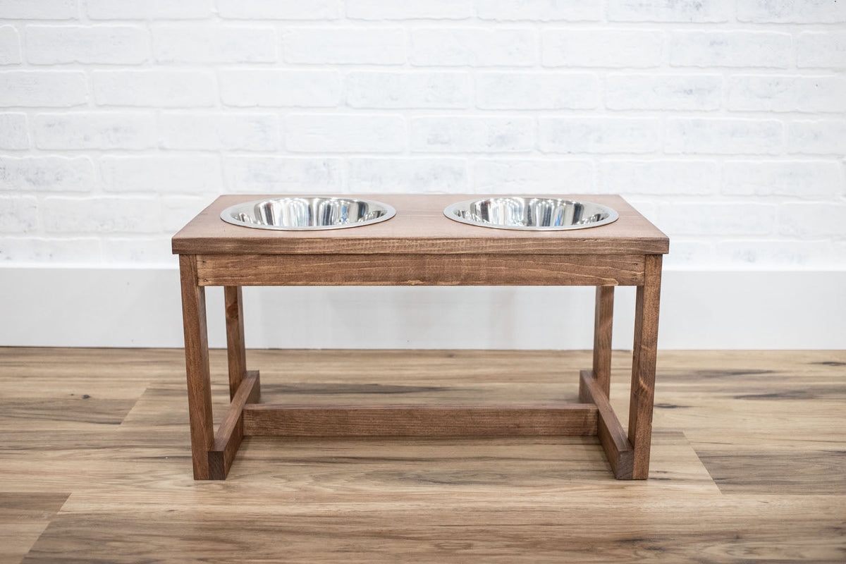 Custom Height Elevated Dog Bowl Stand-2