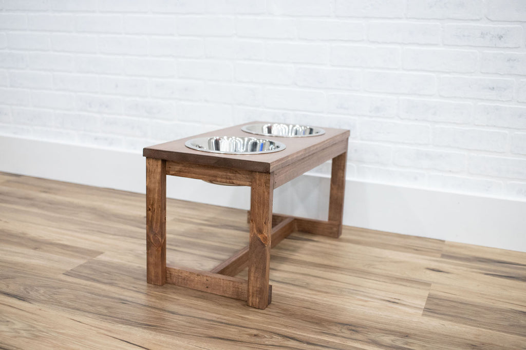 Custom Height Elevated Dog Bowl Stand-3