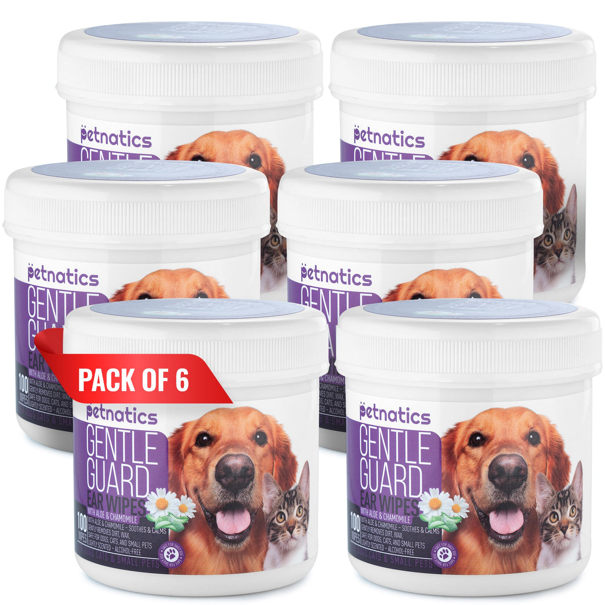 Gentle Ear Wipes for Dogs and Cats-6