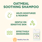 Oatmeal Shampoo – Vet-Recommended Itch Relief for Dogs, Cats & Horses – Hypoallergenic, Moisturizing & Deodorizing – 1 Gallon – Made in USA-3