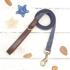 Personalized PU Leather Dog Collar and Leash-16