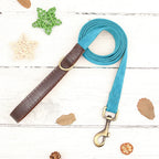 Personalized PU Leather Dog Collar and Leash-14