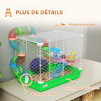 This superb cage for dwarf hamsters and gerbils offers an ideal habitat and play area for your small pet(s)