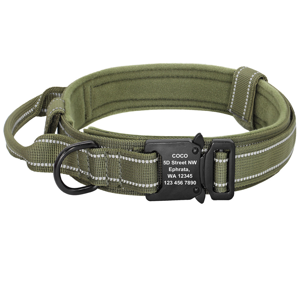 Reflective Nylon Dog Collar-1
