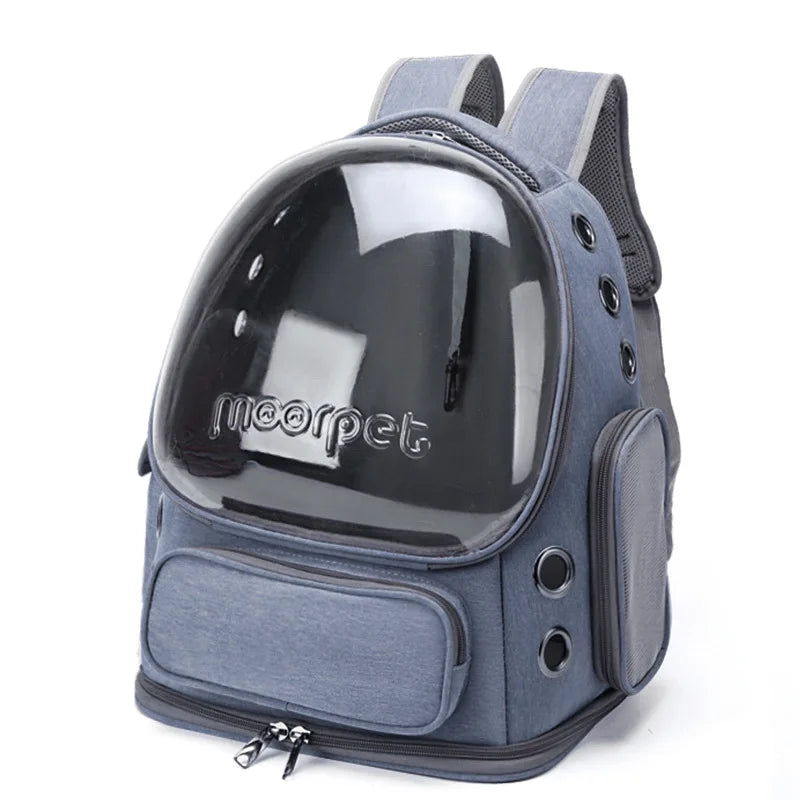 Transparent Pet Cat Carrier Bag Outdoor Travel Backpack for Cats Small Dogs Breathable Cat Carrying Bag Pet Supplies