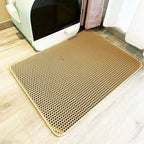new 90X60CM Cat Litter Mat Waterproof Double Layer Pet Litter Box Mat Pet Toilet Cat Mat Nonslip Sand Cat Washable Mat Pet Clean