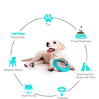 Leaky Ball Teething Toy Frisbee for Dogs and Cats Training Interactive Pet Toy-4