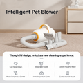 Smart Pet Grooming Dryer with Adjustable Speed Temperature and Replaceable Nozzles for Quick Drying and Loose Hair Removal After Bathing for Cats and Dogs at Home (Single Blow Pet Dryer)-0