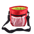 Red Treat Bag with Training for Dogs, Pet Treat Bag with Waist Belt Shoulder Strap Poop Bag Dispenser（14cm * 18cm * 6cm）-0