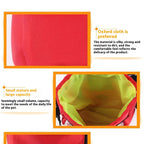 Red Treat Bag with Training for Dogs, Pet Treat Bag with Waist Belt Shoulder Strap Poop Bag Dispenser（14cm * 18cm * 6cm）-3